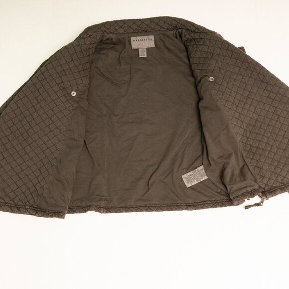 MARRAKECH - Black Quilted Moto Jacket - Full Zip - Size XS Womens - Picture 7 of 15